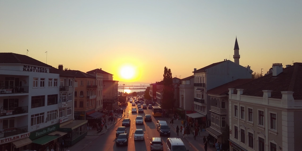 Commercial heart of Istanbul